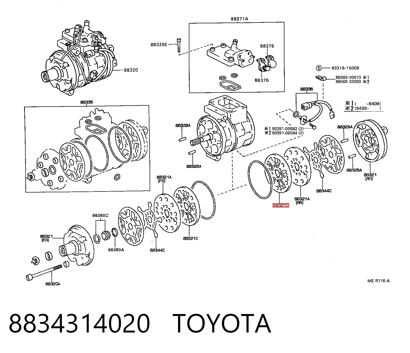 8834314020 Toyota