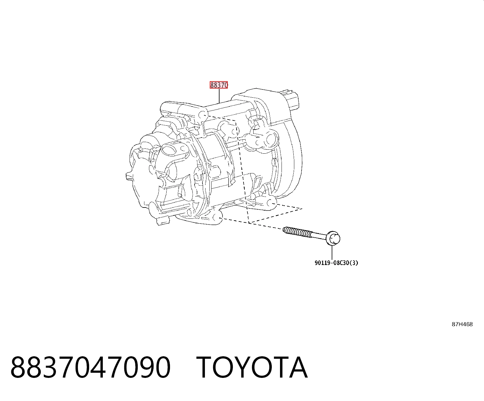 Compresor ac Toyota Prius hatchback (ZVW5) (2015 - 2026) precio, desde 159,72 EUR