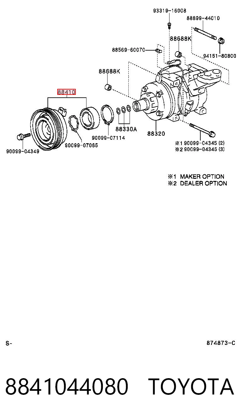 8841044080 Toyota