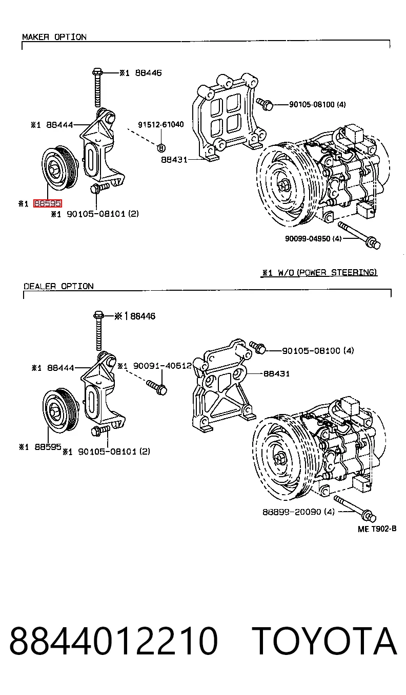8844012210 Toyota