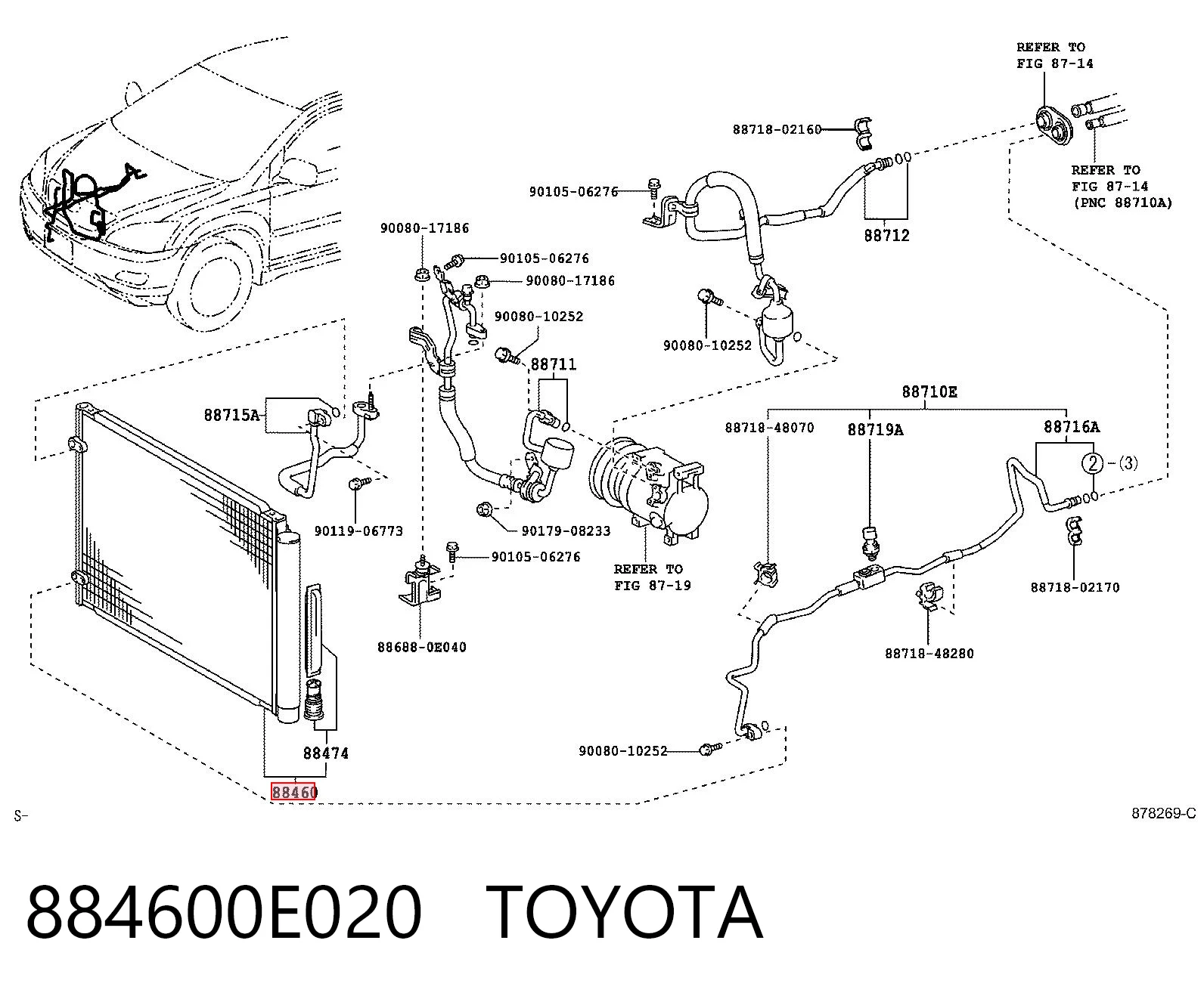 884600E020 Toyota