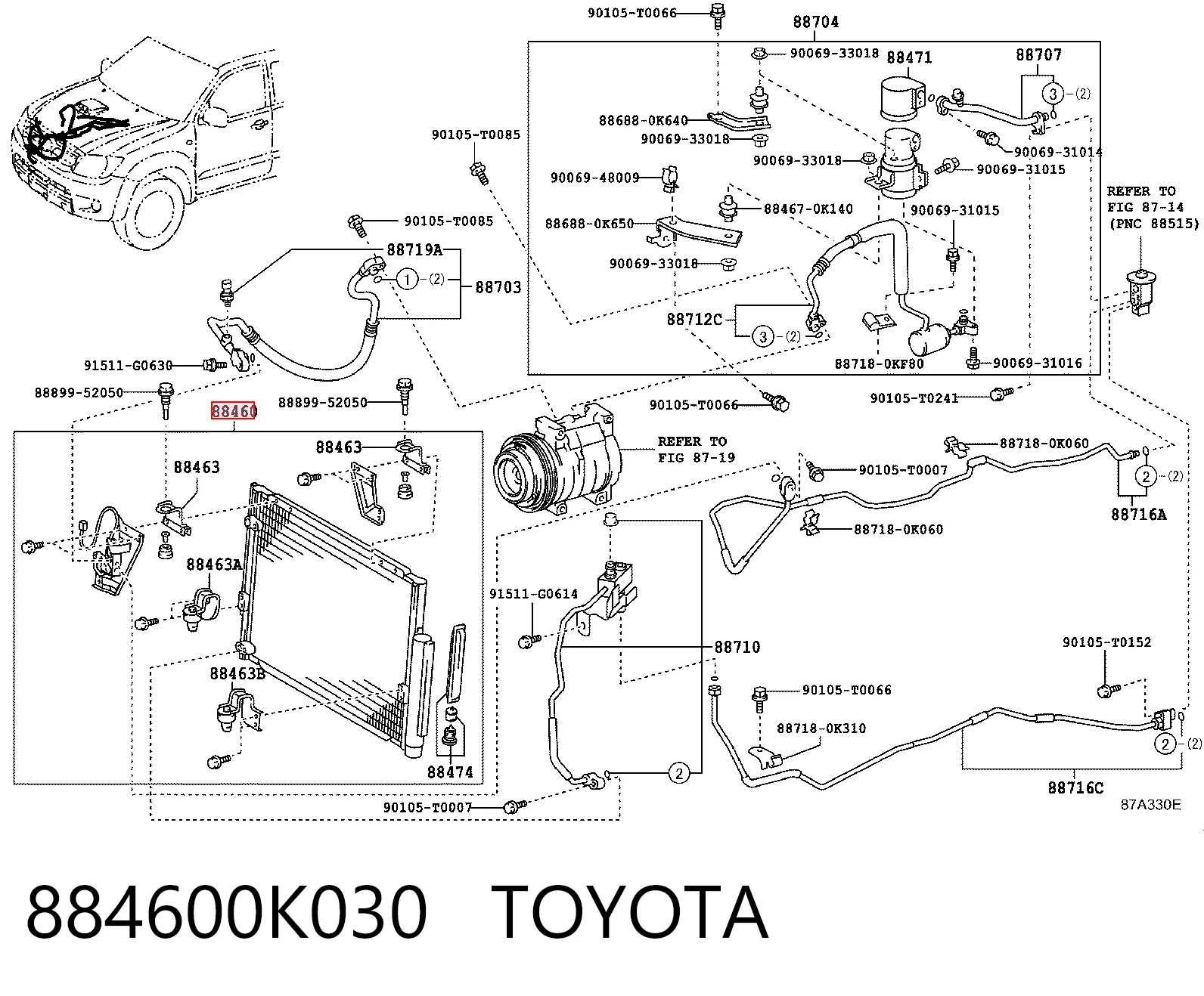 884600K030 Toyota