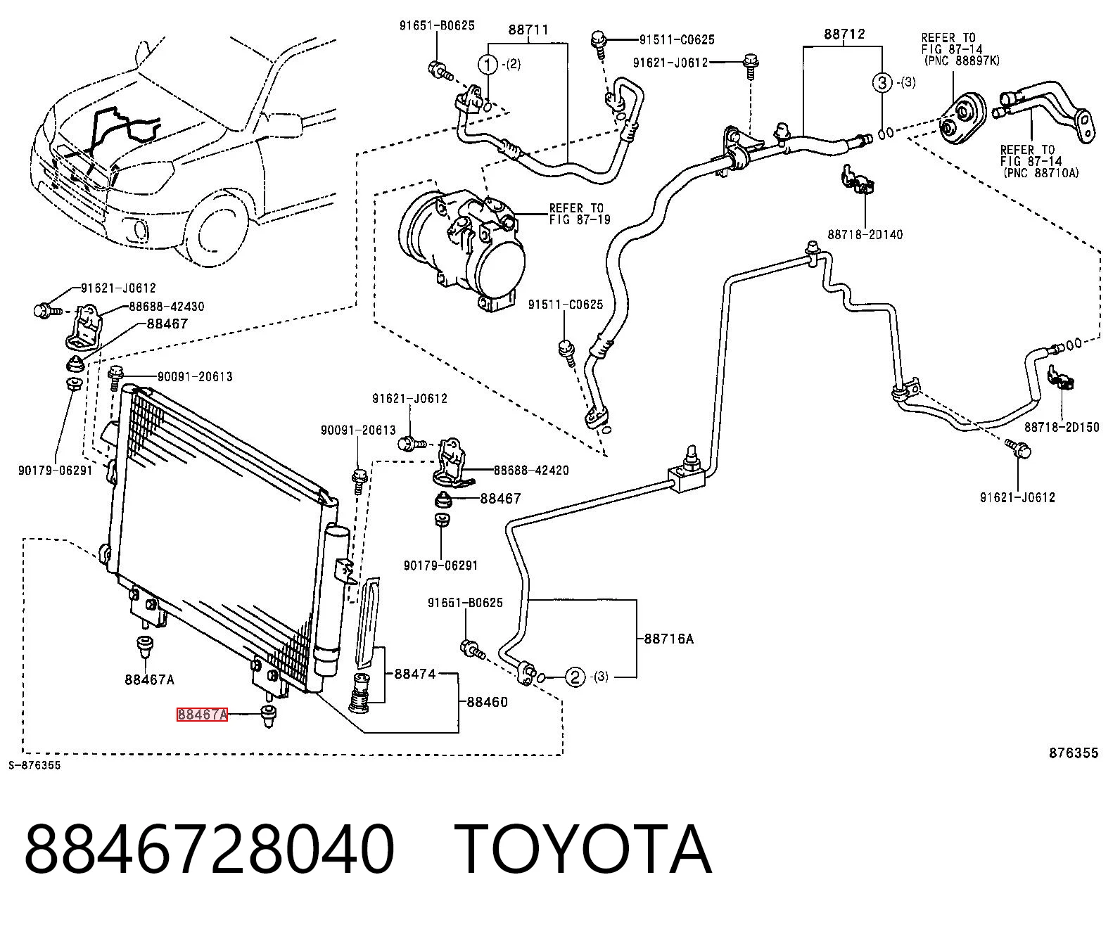 8846728040 Toyota