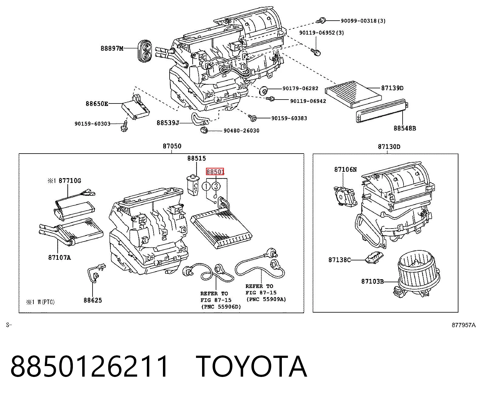 Comprar Evaporador de aire acondicionado Toyota Corolla  E15
