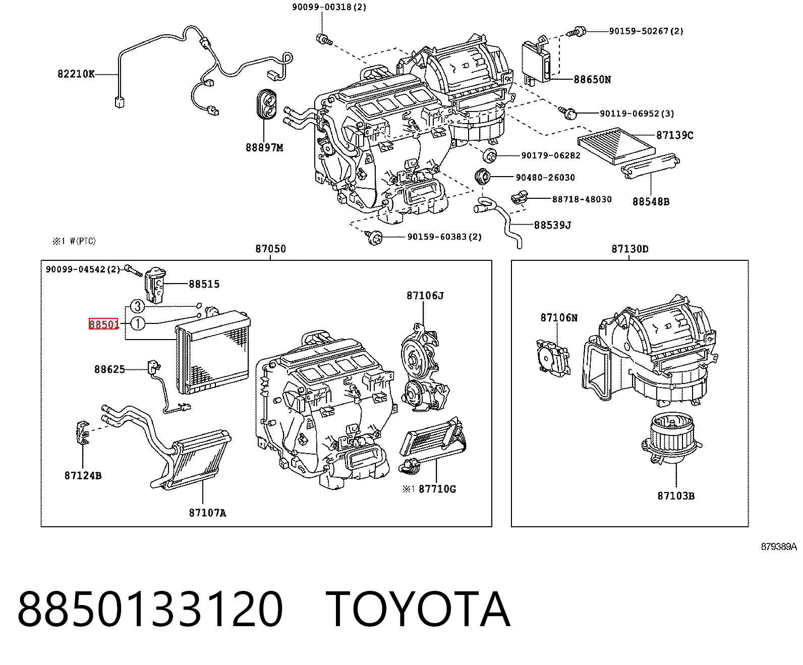 Comprar Evaporador de aire acondicionado Lexus RX 270/350/450H AGL10, GGL15, GYL15