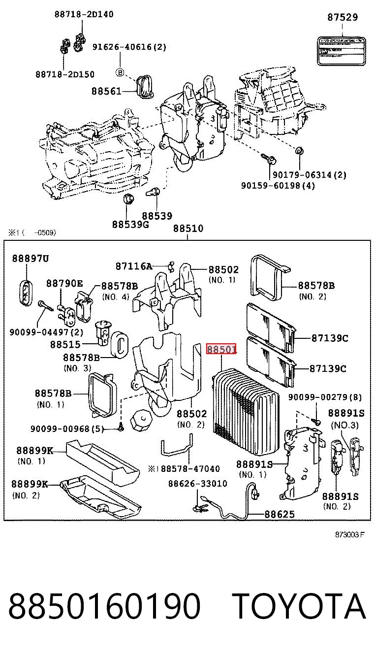 8850160190 Toyota