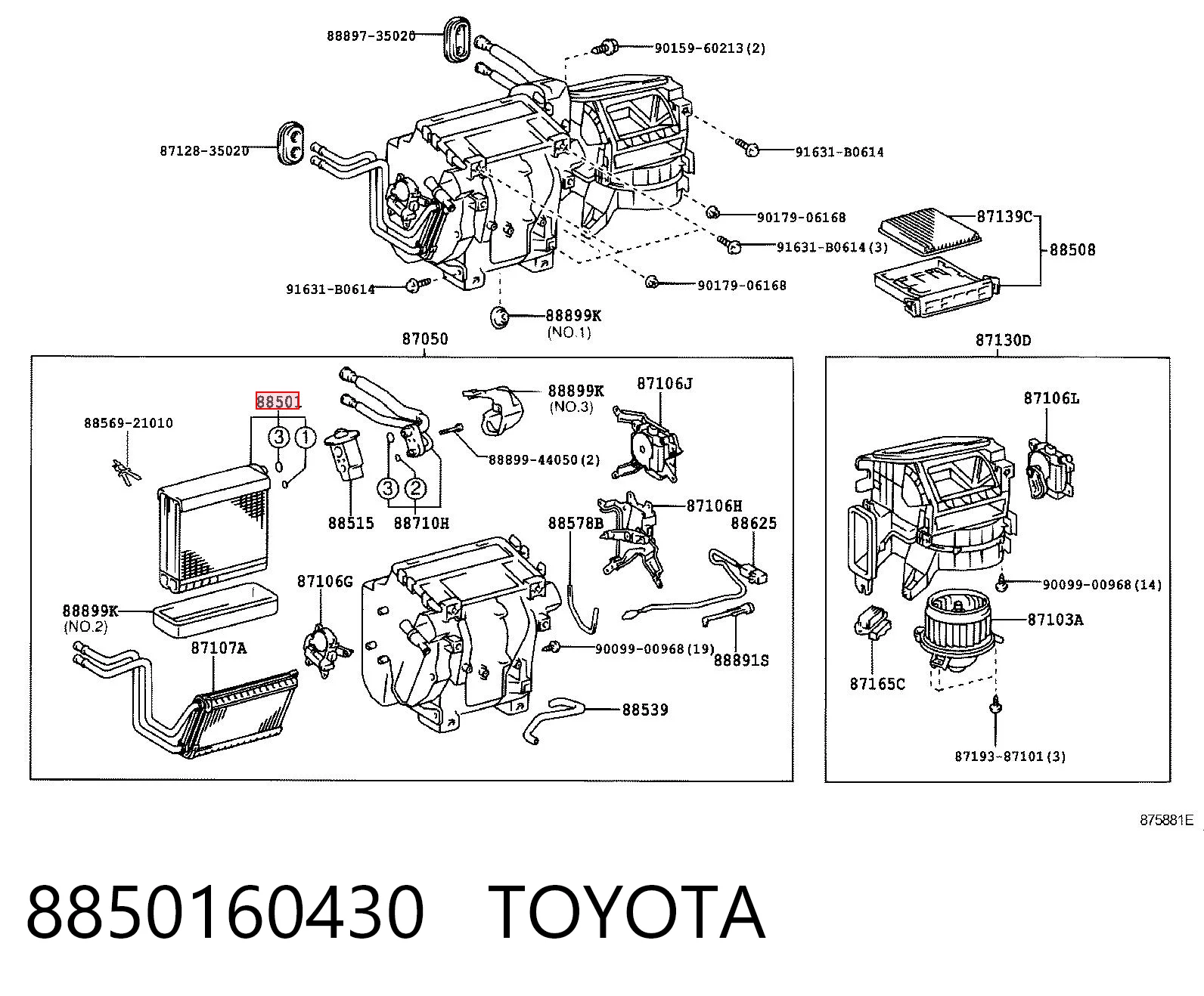 8850160430 Toyota