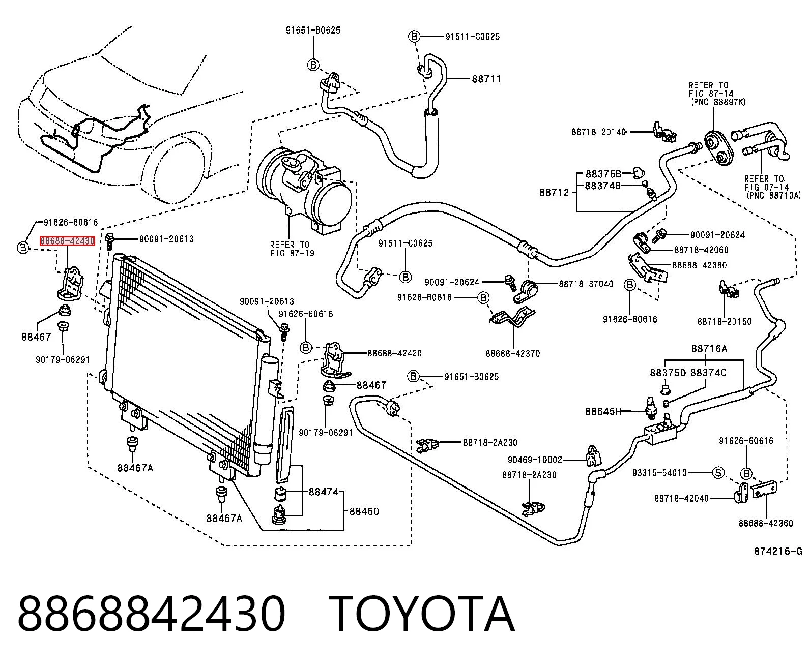 8868842430 Toyota
