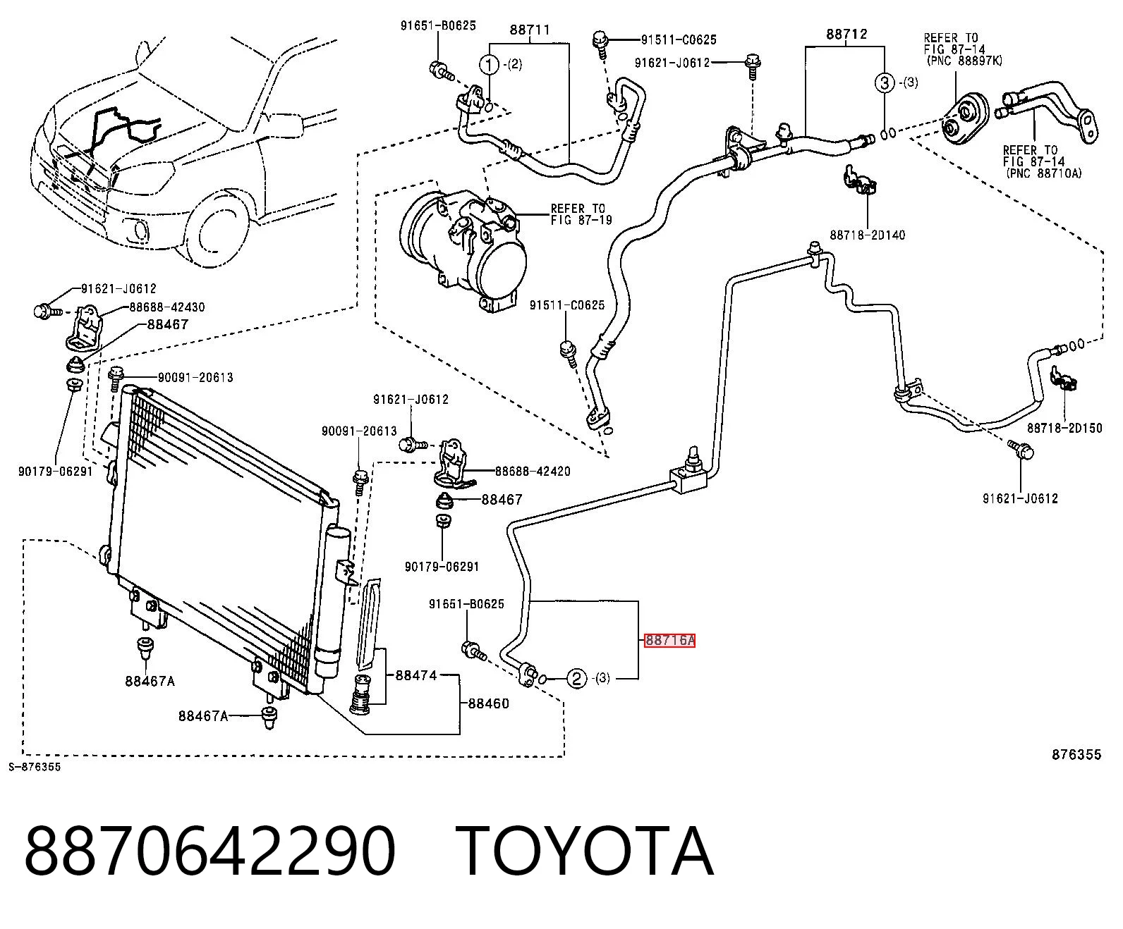 8870642290 Toyota