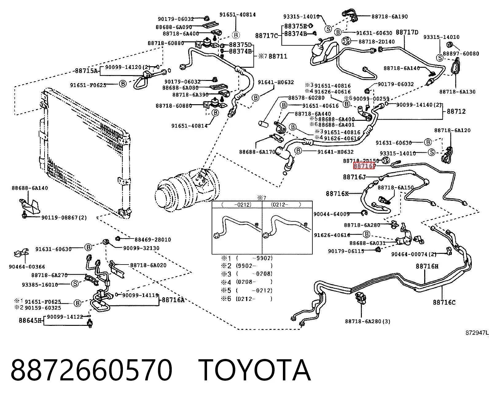 8872660570 Toyota