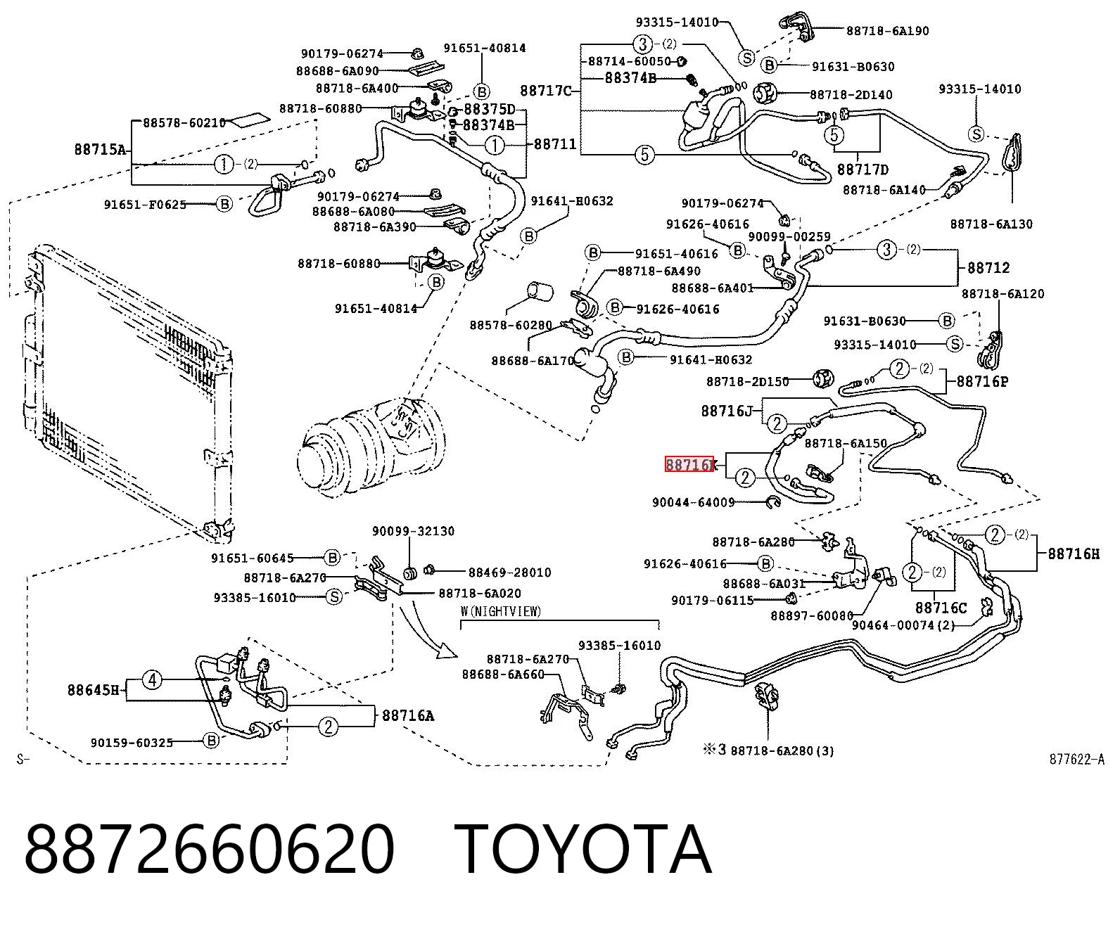 8872660620 Toyota