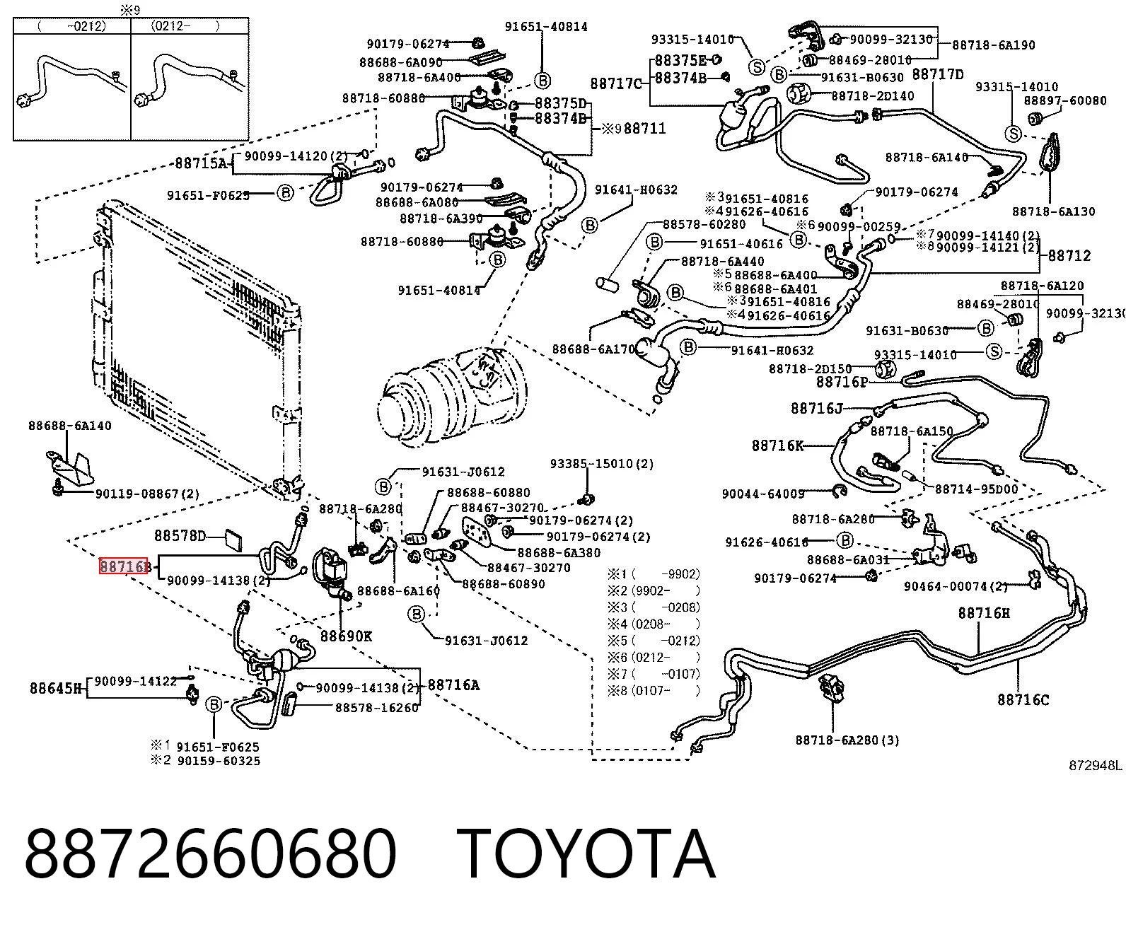 8872660680 Toyota
