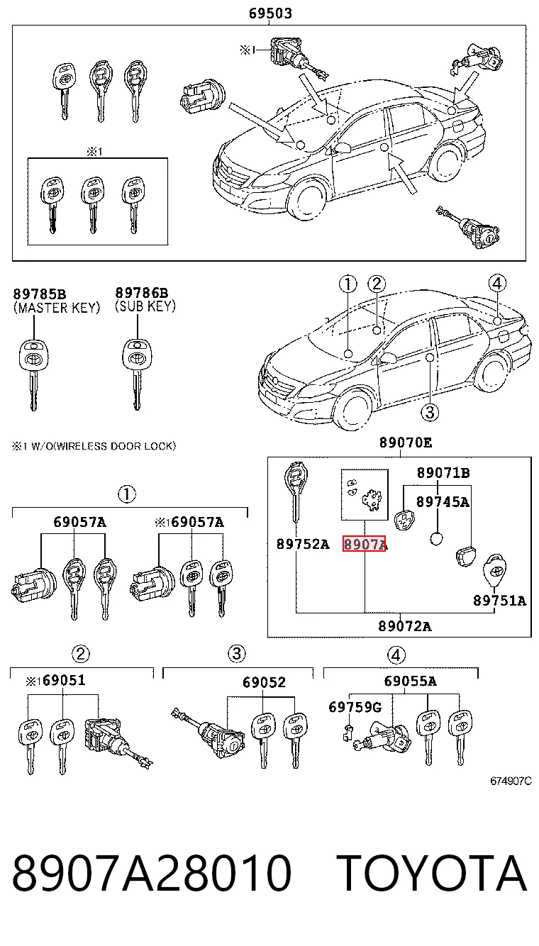 8907A28010 Toyota
