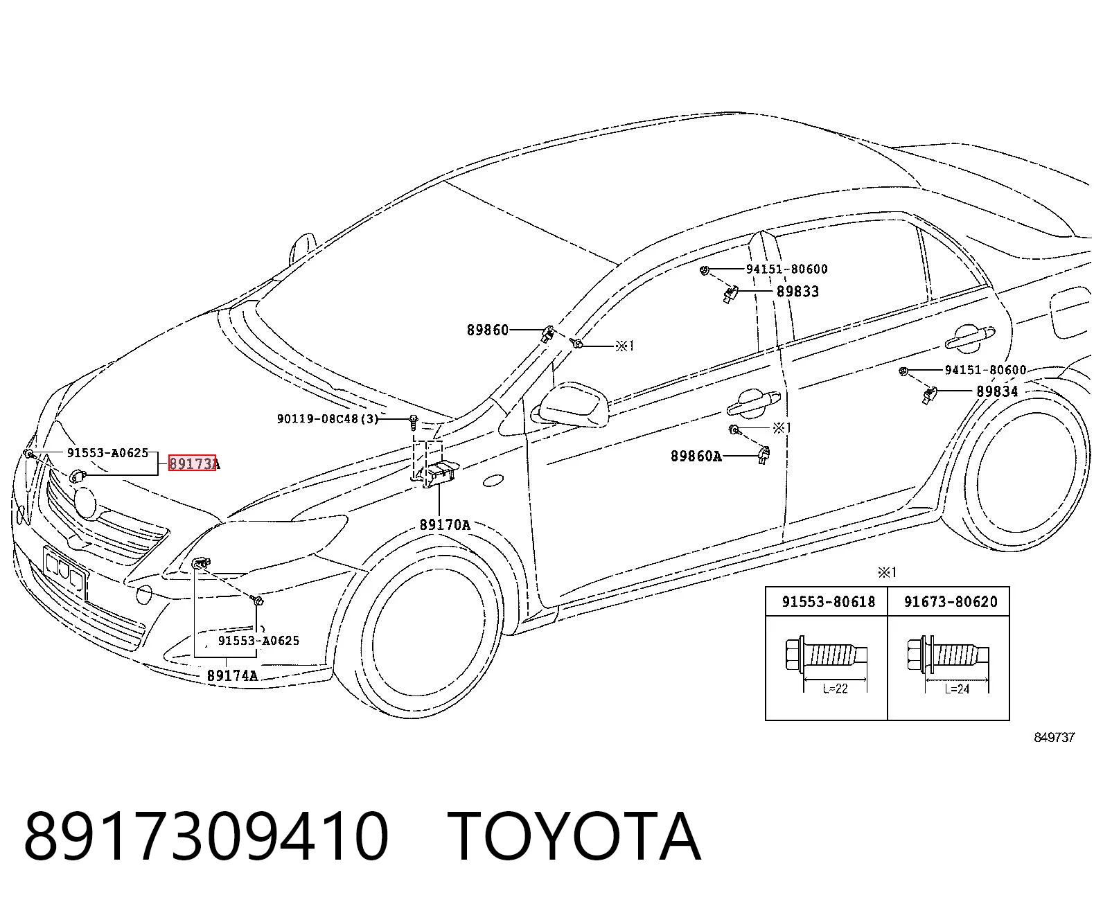 8917309410 Toyota