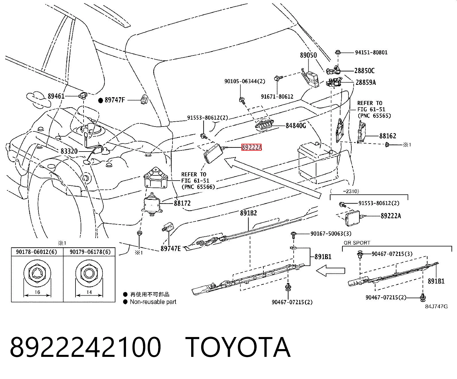 8922242100 Toyota