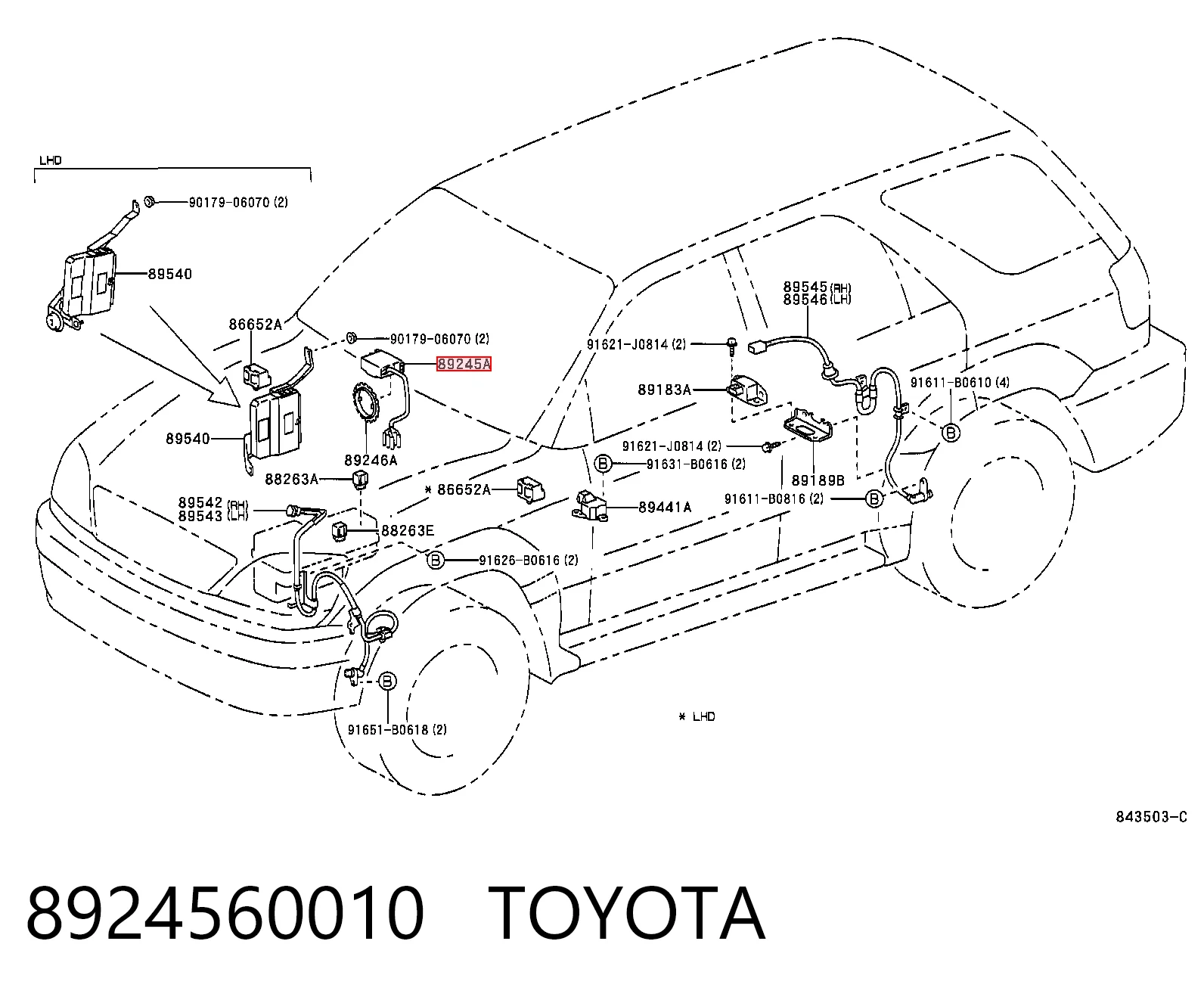 8924560010 Toyota