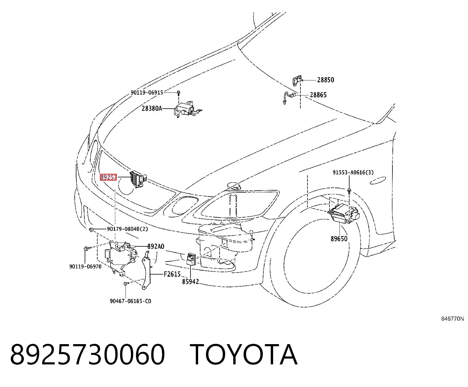 8925730060 Toyota Regulador de velocidad de la bomba de inyección