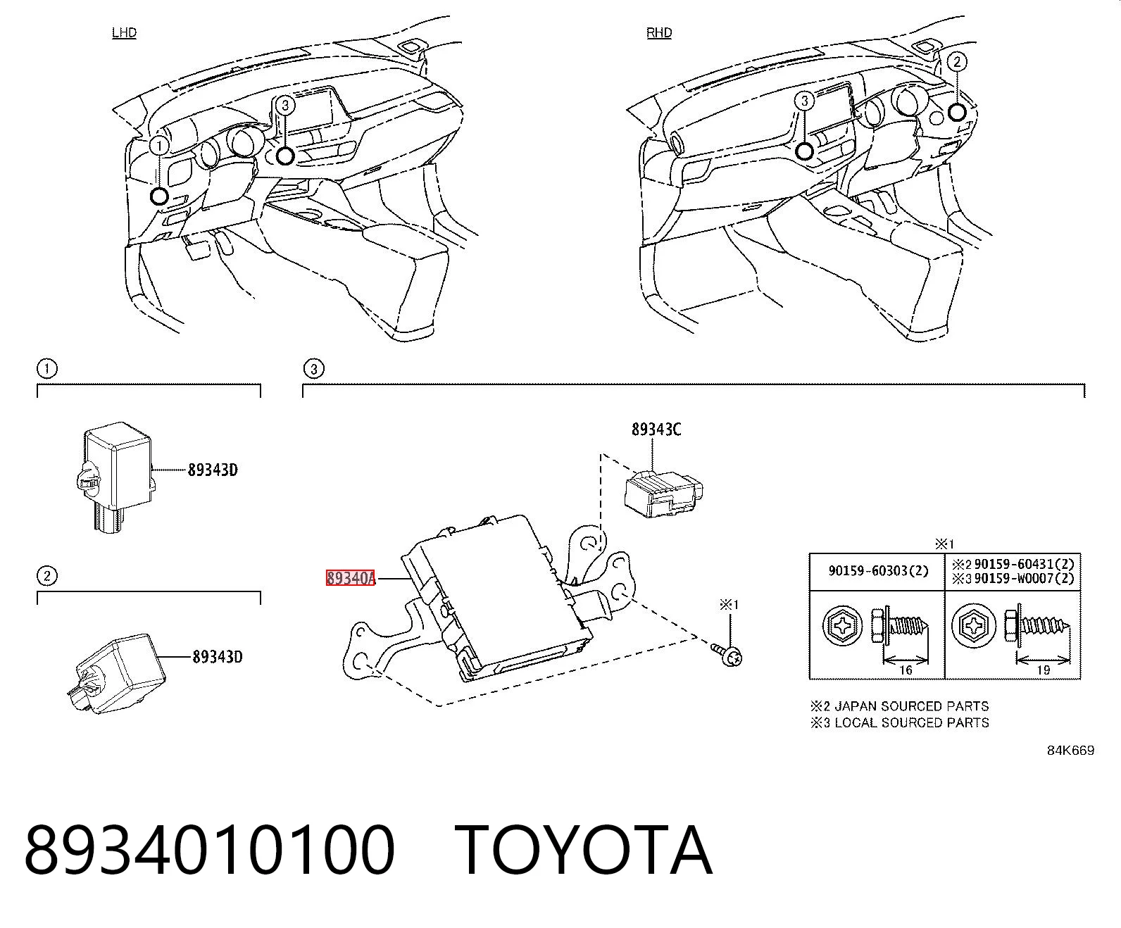 8934010100 Toyota