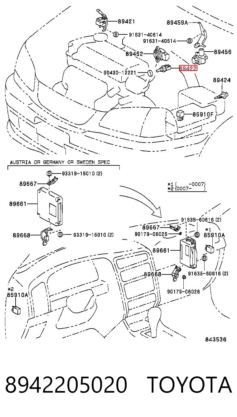 8942205020 Toyota
