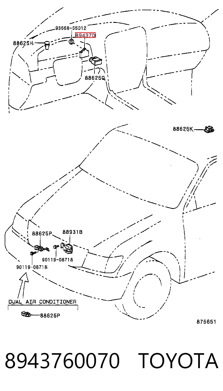 8943760070 Toyota