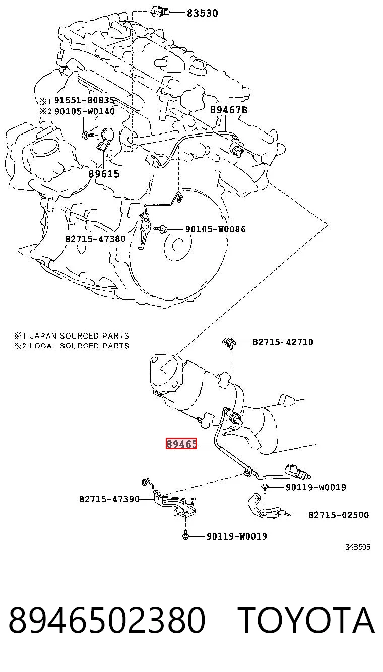 8946502380 Toyota
