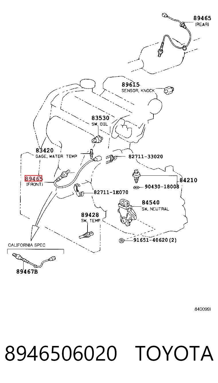 Comprar 6322 Denso Sonda lambda, sensor de oxígeno después del catalizador izquierdo