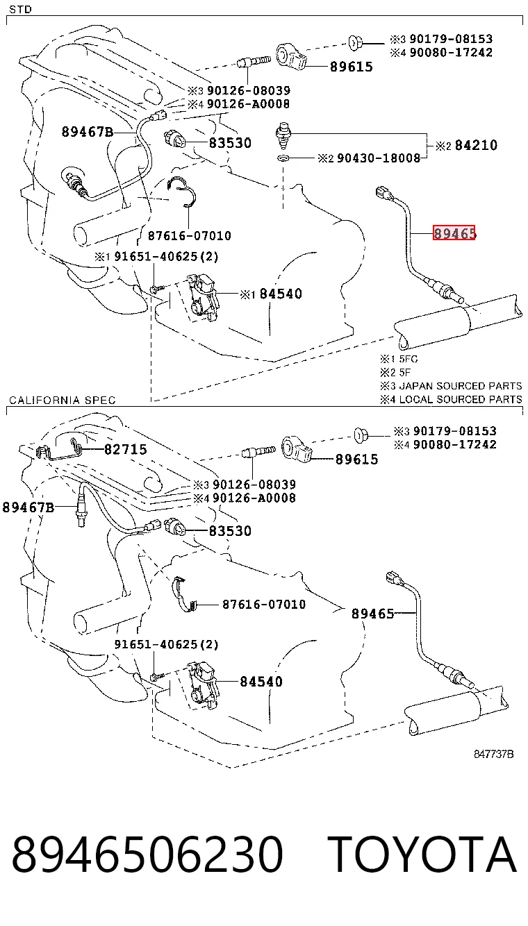 8946506230 Toyota