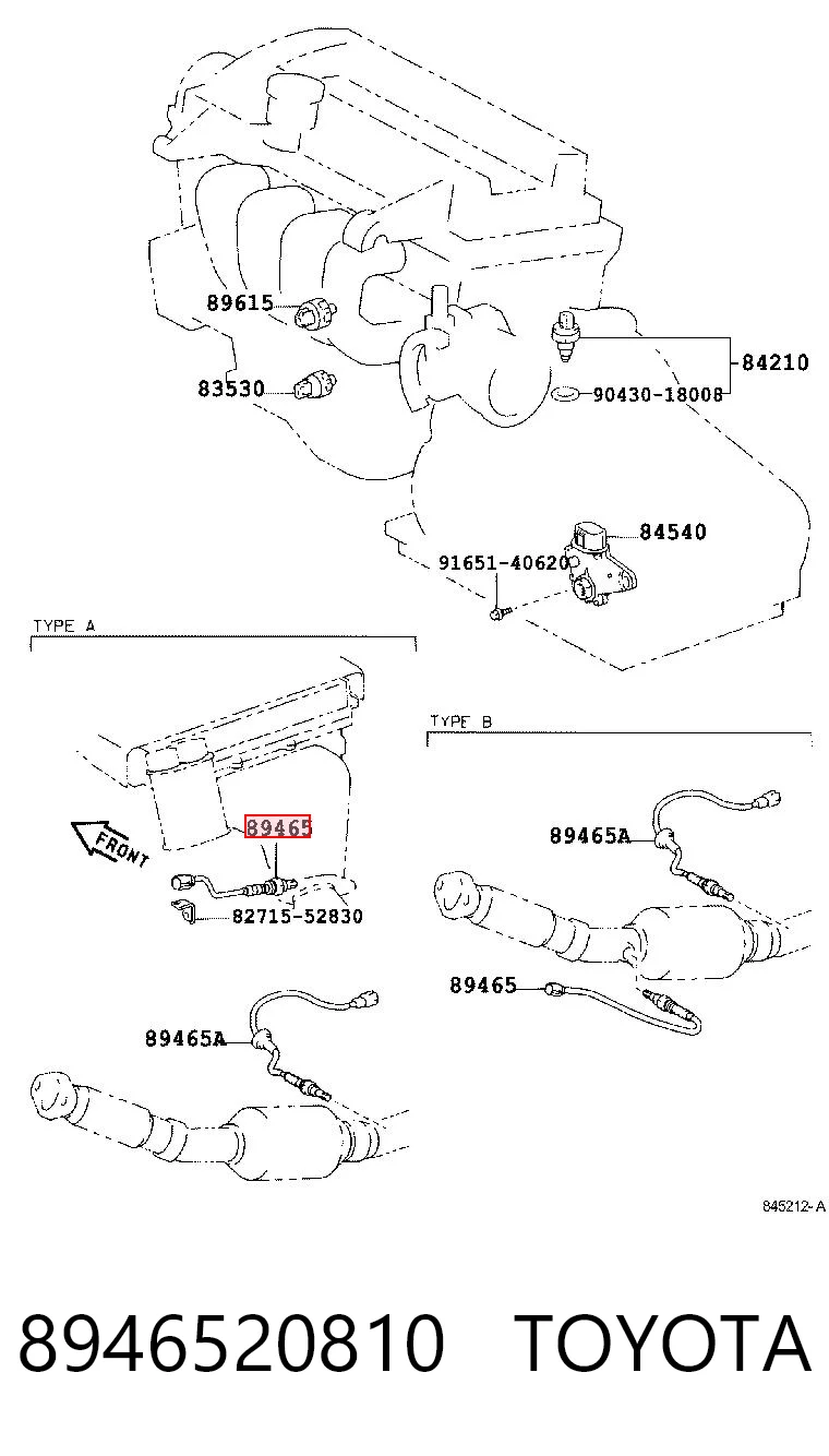  Sonda lambda Toyota Yaris 