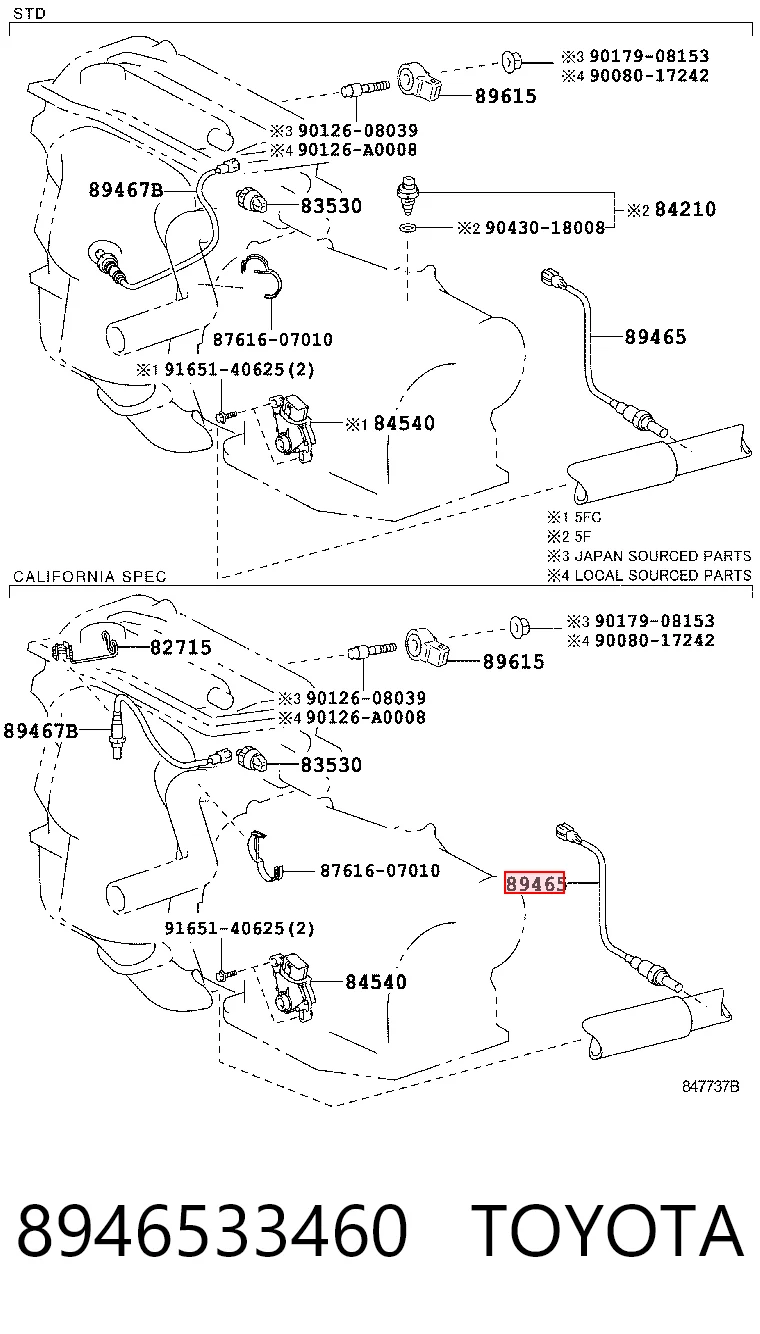 Comprar Sonda lambda Toyota Camry VII V50