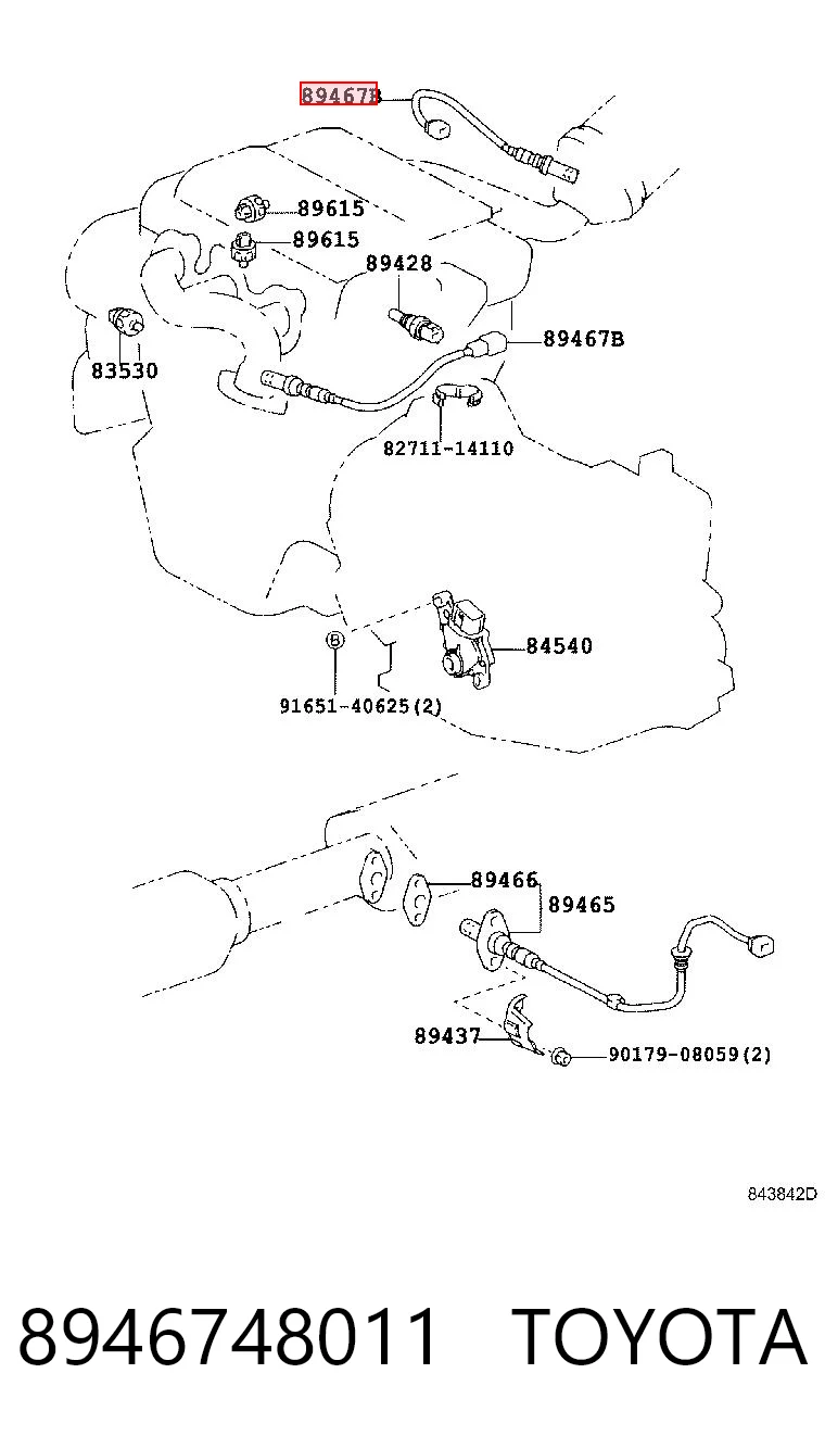 8946748011 Toyota