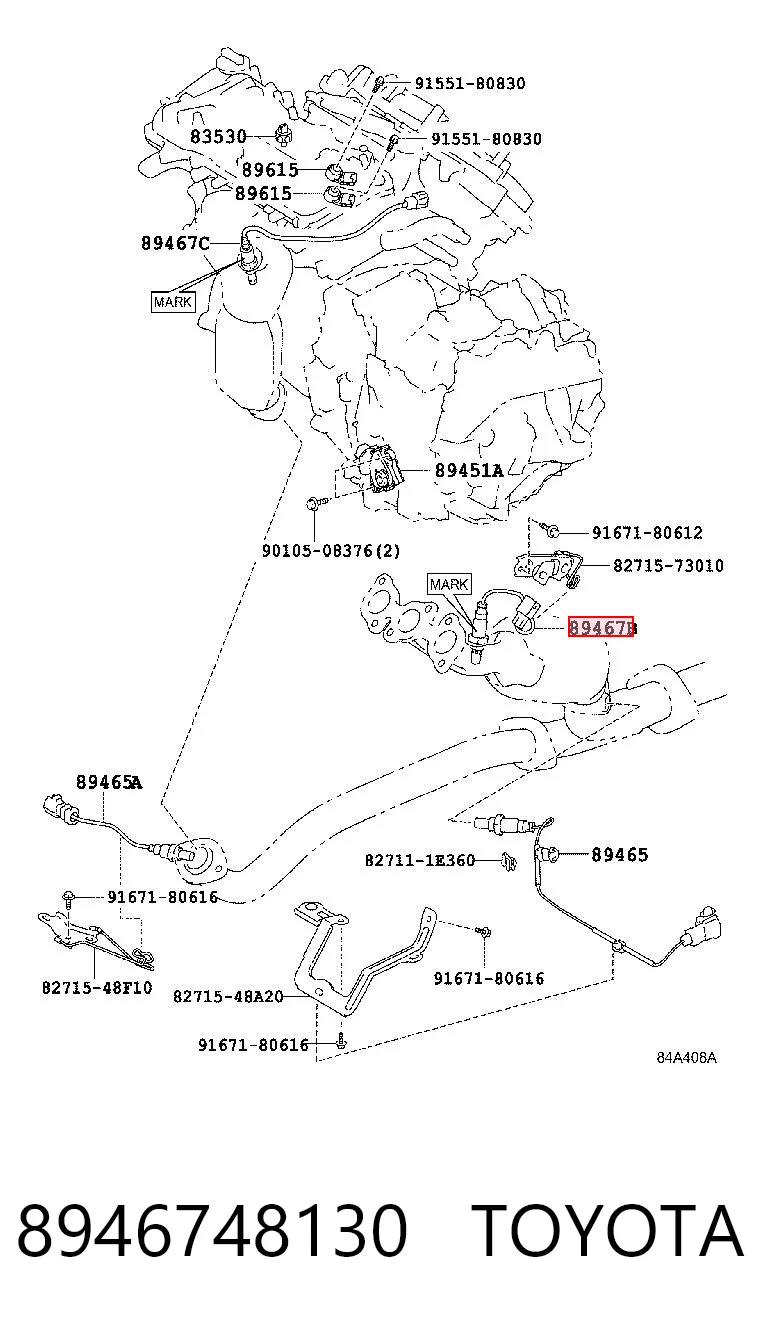 8946748130 Toyota