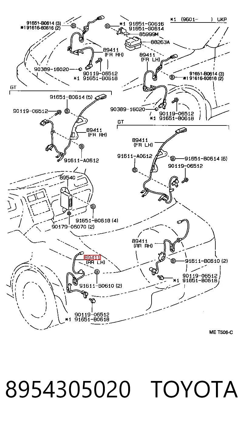 8954305020 Toyota
