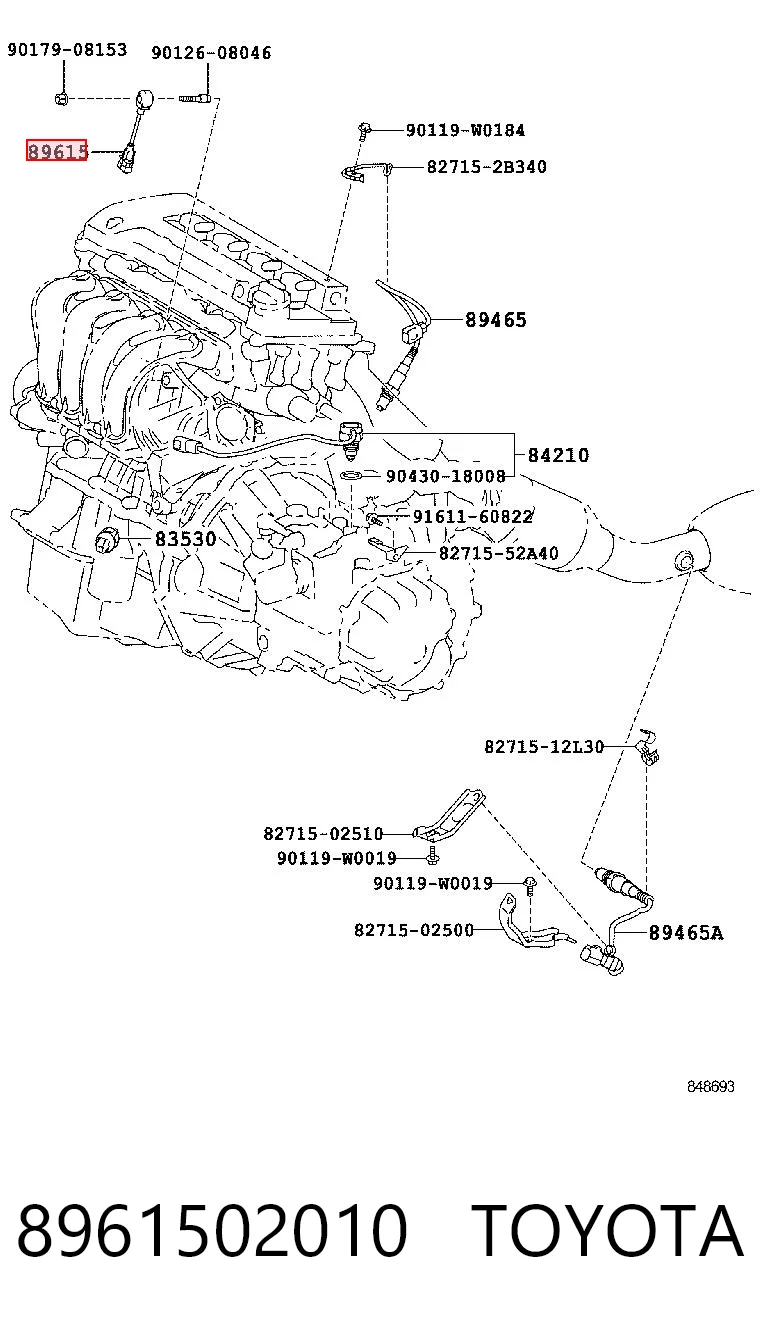  Sensor de detonacion Toyota Corolla 