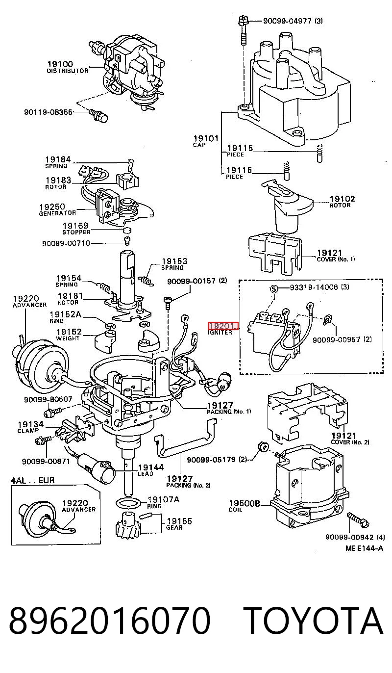 8962016070 Toyota