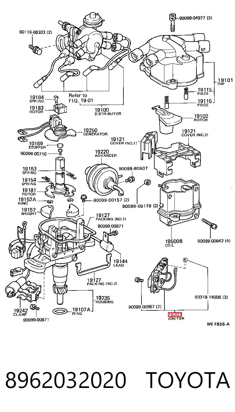 Unidad de mando sistema de encendido Toyota Hilux pick-up (N) (1983 - 2005) precio, desde 46,96 EUR
