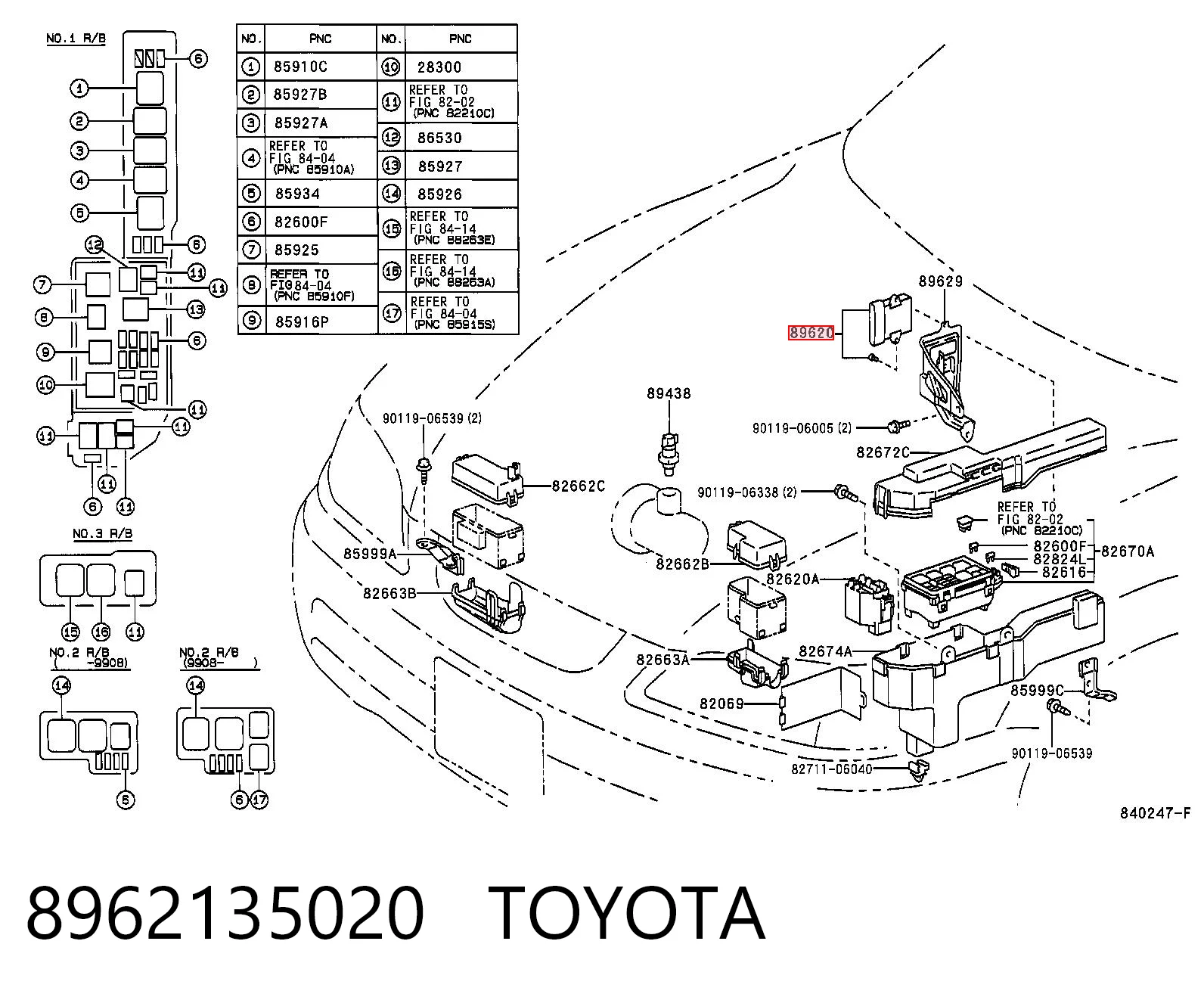 8962135020 Toyota
