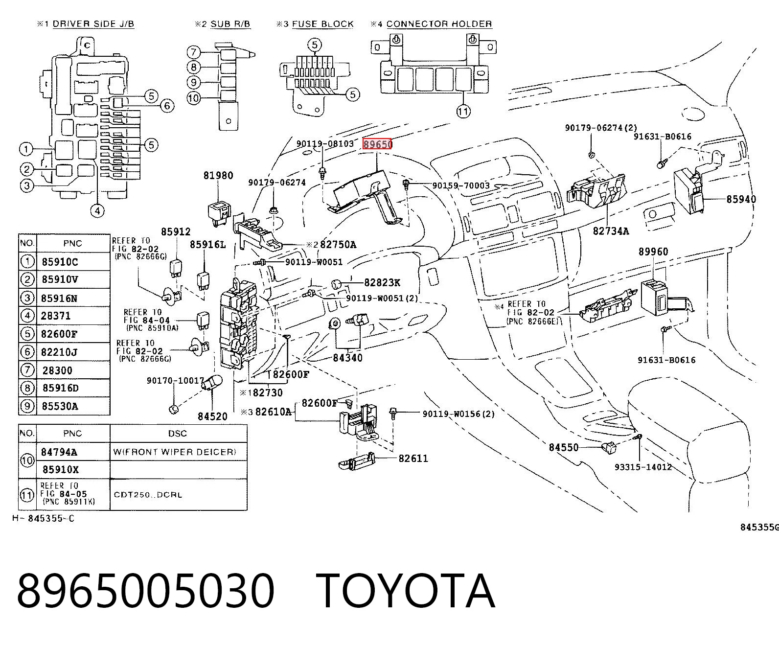 8965005030 Toyota