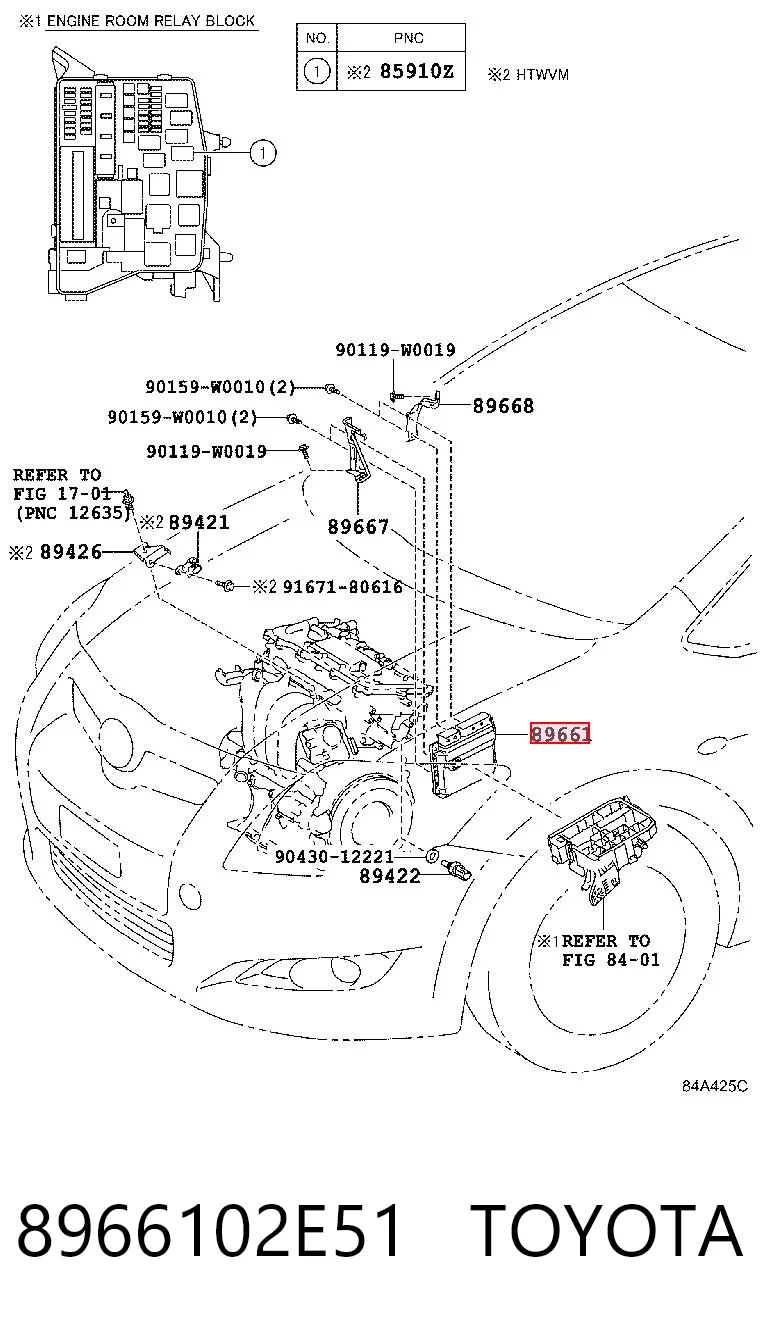 8966102E51 Toyota