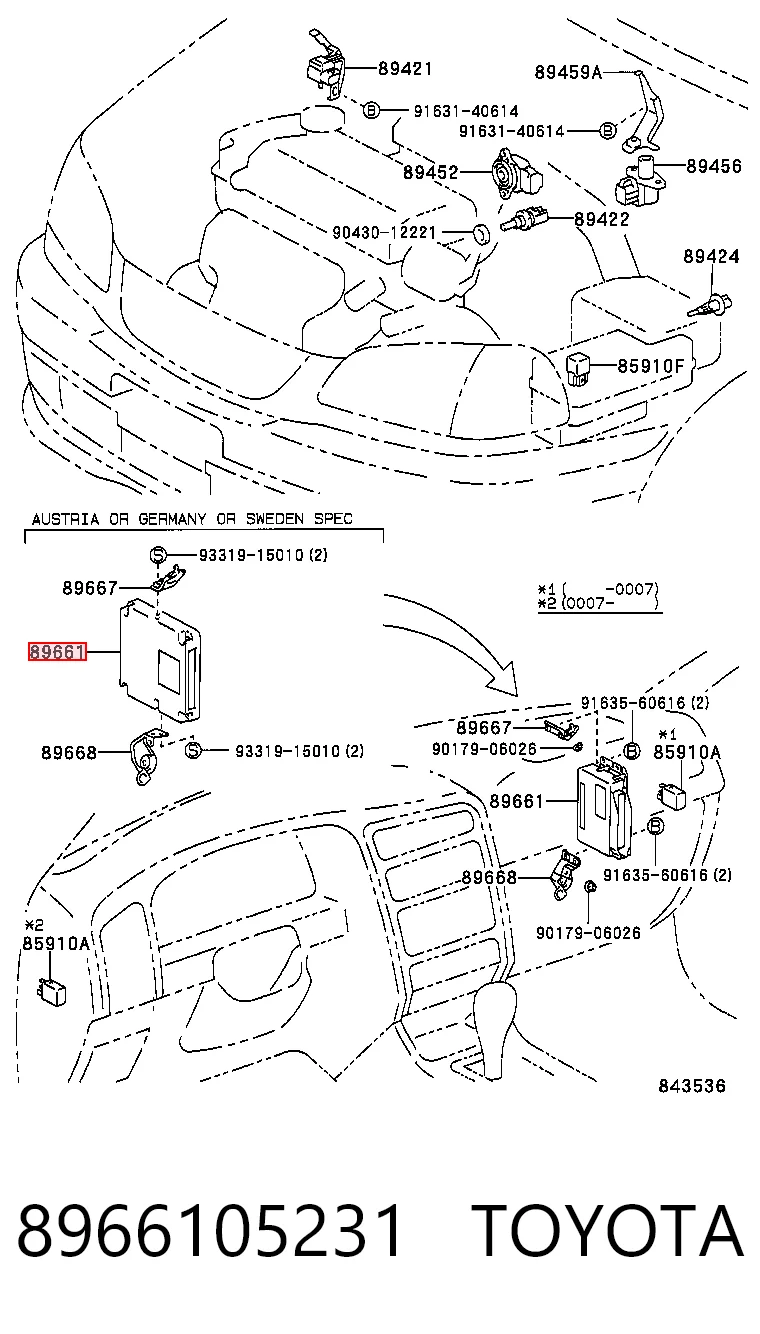 8966105231 Toyota