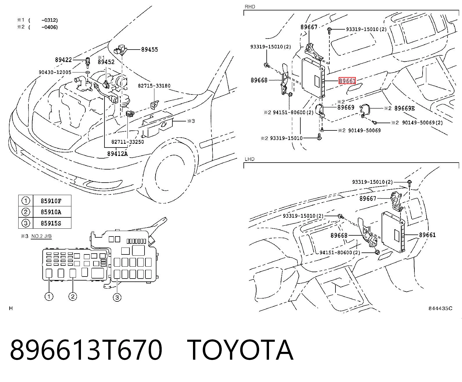 896613T670 Toyota