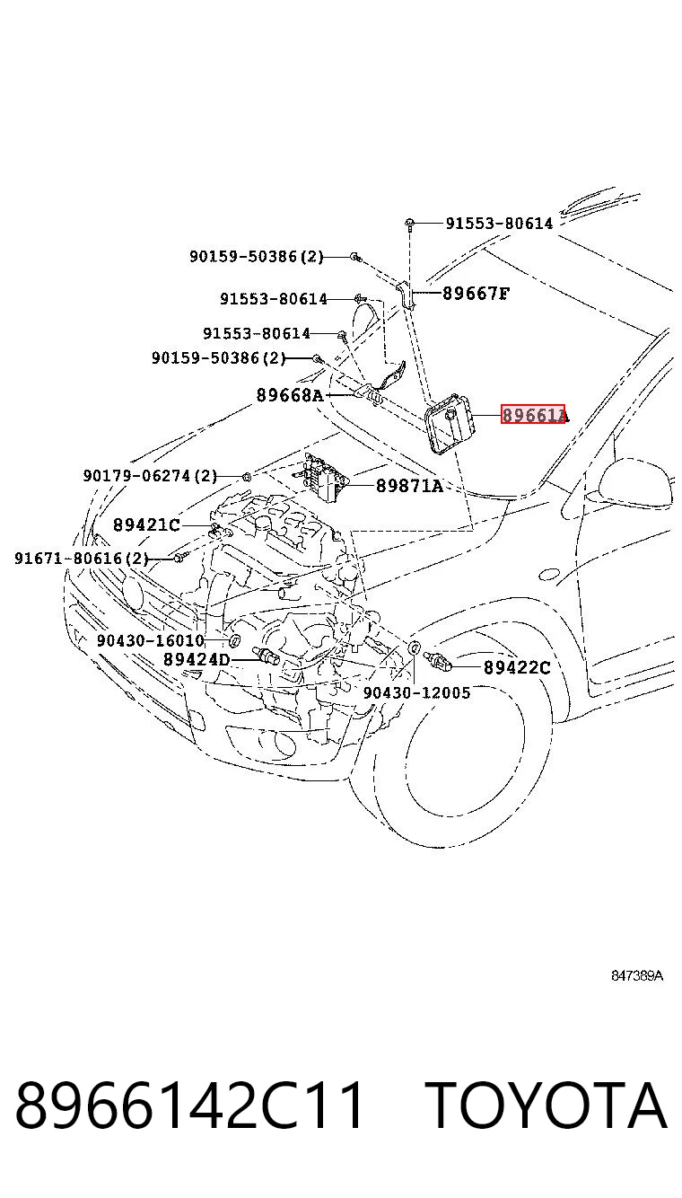 8966142C11 Toyota
