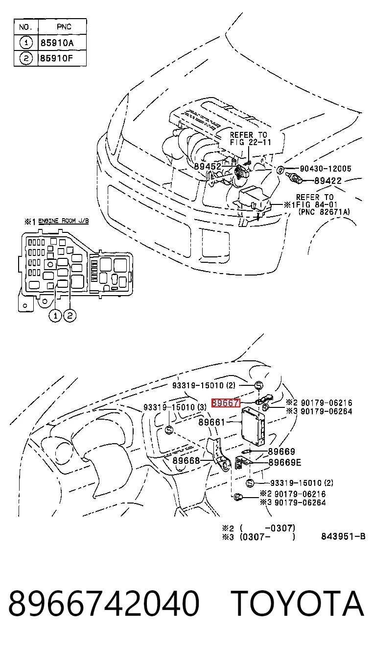8966742040 Toyota