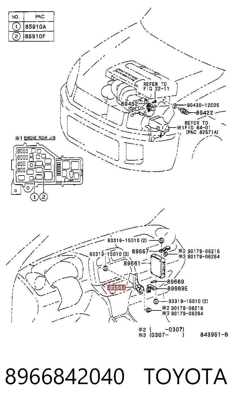 8966842040 Toyota