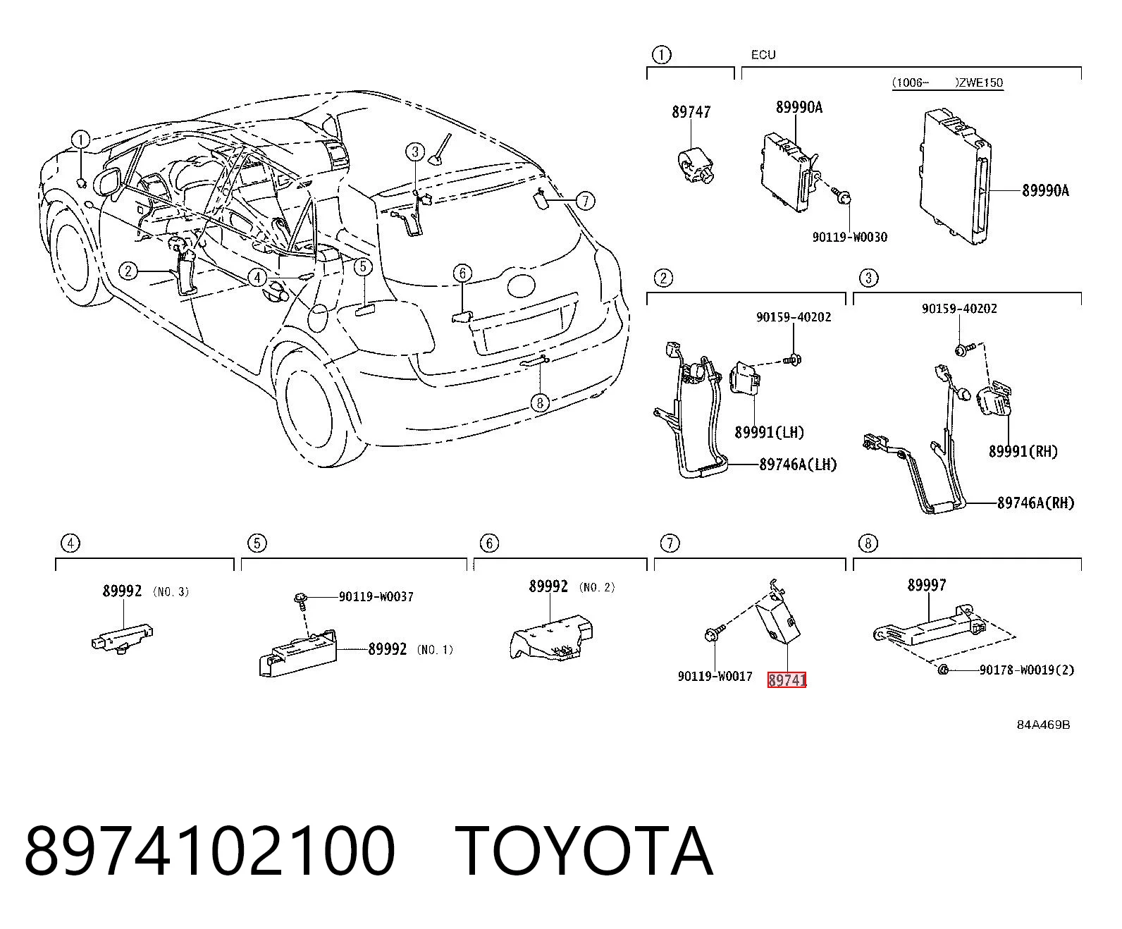 8974102100 Toyota