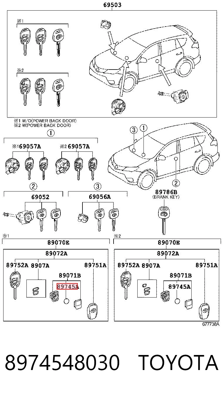8974548030 Toyota
