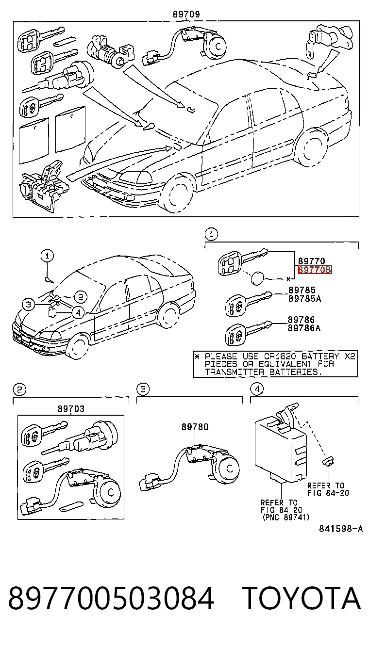 897700503084 Toyota