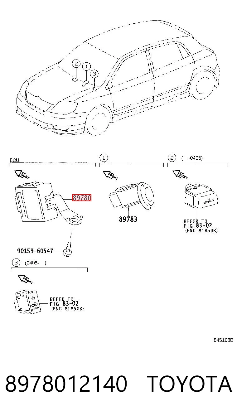 8978012140 Toyota