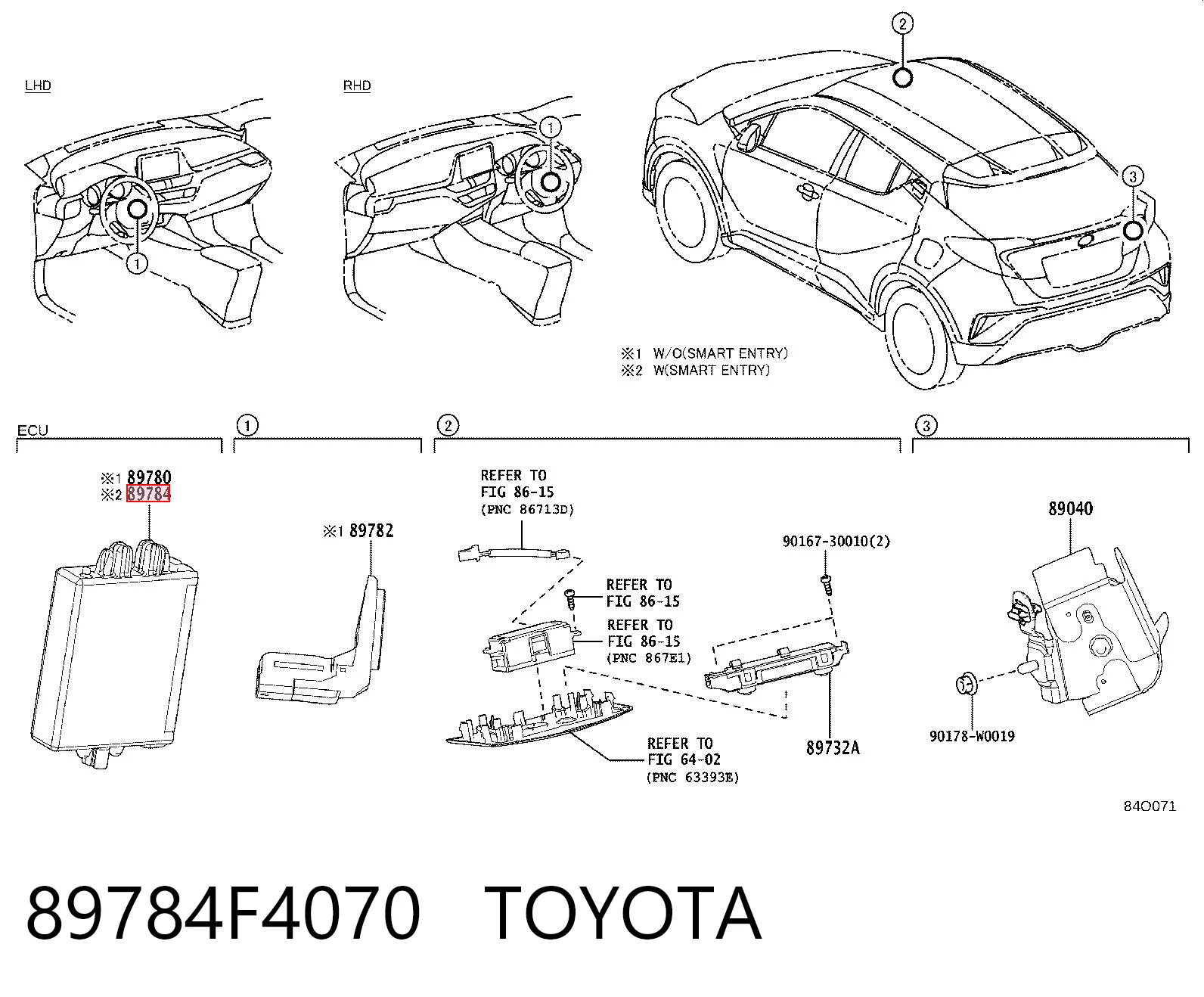 11129685 Chrysler Relé de faro antiniebla