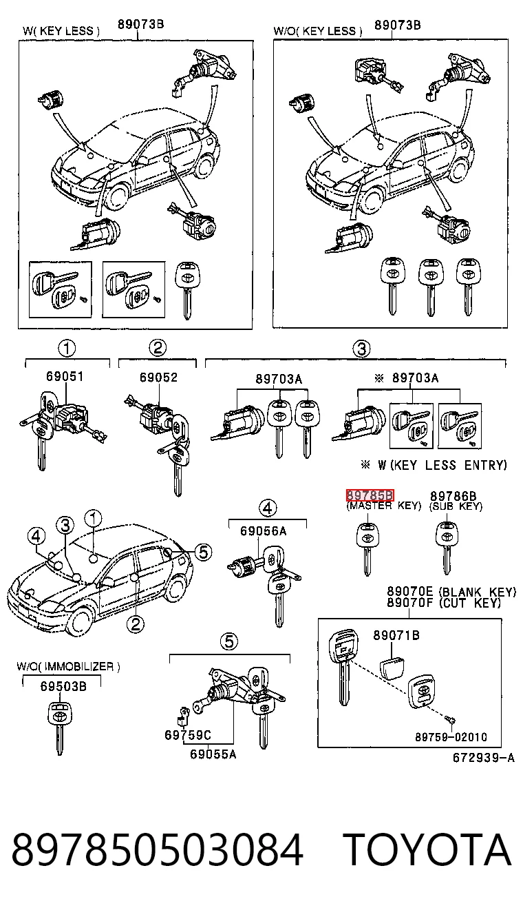 897850503084 Toyota