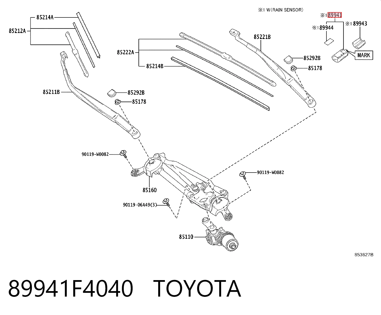 89941F4040 Toyota